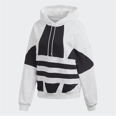 adidas lrg log hoodie weiß